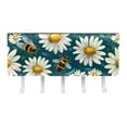 thumbnail image 2 of PhooArto Key Holder for Wall Decorative with 5 Key Hooks, Daisy Flowers and Bees Pattern Holders Wall Mount Organizer with Mail Key Rack, Self Adhesive, 2 of 7