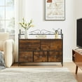 thumbnail image 5 of VECELO 4-Piece Bedroom Set Include Twin Size Bed Frame & Dresser & 2 Nightstand, Brown, 5 of 7