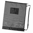 thumbnail image 1 of Ball Storage Bag Large Capacity Drawstring Design Zippered Front Pocket Mesh Fabric for Basketball Football, 1 of 7