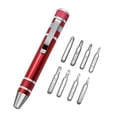 thumbnail image 4 of Pen Screwdriver Multitool Handy Tool 8-in-1 Changeable Bits Pocket Screwdriver Precision Function For Mini Gadgets, 4 of 10