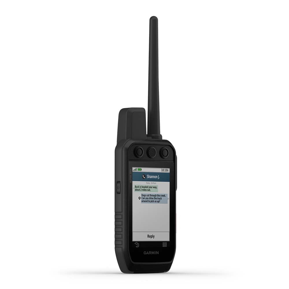 Garmin Alpha 200i (Handheld Only) GPS Dog Tracker HuntBetter Bundle | +Garmin Field Bag, PlayBetter Portable Charger & GPS Tether Lanyard | Track & Train Dog GPS