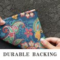 thumbnail image 6 of Bohemian Retro Floral Non-Slip Entryway Door Mat,Boho Indoor Decor Durable Low Plush Door Mat,Washable Welcome Rug for Patio Hallway Home Decor 16x24 Inches, 6 of 7