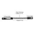 thumbnail image 4 of Anti Theft Chain Lock, Door Chain Lock Safety Lock Latch Guard Chain Stainless Durable Anti theft Steel Door Security Door, Door Hardware Locks, 4 of 7