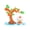 A, variant on 3D Stackable Sticker Set - 5 Cute Themes DIY Craft, Raised Embossed Paper Resin Decals for Scrapbook, Build 3D Scenes 3.1 x 3.1 Inch