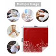 thumbnail image 5 of Red Botanical Cloth Napkins Set of 8, Farmhouse Spring Summer Flower Washable Reusable Dinner Cocktail Napkin for Kitchen Party Wedding Banquet Holiday Baby Shower Table Decor, 5 of 7
