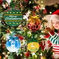 thumbnail image 3 of Christmas Ornaments Resin Molds Silicone, 5 Pcs Round Shape Pendant Christmas Molds for Epoxy Resin, DIY Crafts Keychain Making Christmas Tree Decorations, 3 of 8