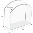 thumbnail image 4 of MZHICH 2 Pcs Crystal Clear Acrylic Napkin Holders for Table, 4 of 7