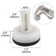 thumbnail image 2 of Pata niveladora ajustable para muebles M10x20mm, 4 piezas, 2 of 7