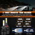 thumbnail image 2 of IHNZCB  9005 H7 LED Headlight High&Low Beam Bulbs 6000K Super Bright 4pcs, 2 of 10
