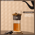thumbnail image 5 of ZENS Modern One Touch Tea Maker, Glass Teapot with Infuser & Insulated Mug for Gongfu Tea Diffusers, 5 of 10