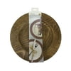 Way to Celebrate Wood Grain 12" Round Charger Plate, 1 Each