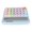 Sky Blue, variant on 12 Digit Mechanical Switch Desktop Calculator with Round Dynamic Keys and Dual Power for Professional Office and College, Sky Blue (6.3 x 5.9 x 1.6 in)