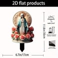 thumbnail image 4 of JilgTeok 1 Packs Acrylic Garden Stake Decoration of Madonnas Statue Blessed Outdoor Statue for Garden Patio Lawn, 4 of 7