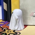 thumbnail image 4 of Halloween Ghost Figurine, Resin Cute Finger Ghost Statue, Funny Decor for Halloween Decorations Desk Indoor and Porch Spooky Home Decor, 4 of 6
