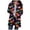 Black, variant on Shirt Van Gogh Gift Starry Night Long Open Front Cardigans for Women Long Sleeve Clothing Lightweight Sweater Purple for Size S