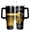 PIT, variant on Football 40 OZ Pittsburgh Tumbler with Handle and Straw for Football Fans Gifts Football City Travel Mug Tumbler Cup for Men Women Keeps Drinks Cold & Hot