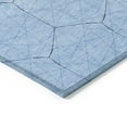 thumbnail image 4 of 5' X 8' Sky Blue And Black Geometric Washable Indoor Outdoor Area Rug, 4 of 5