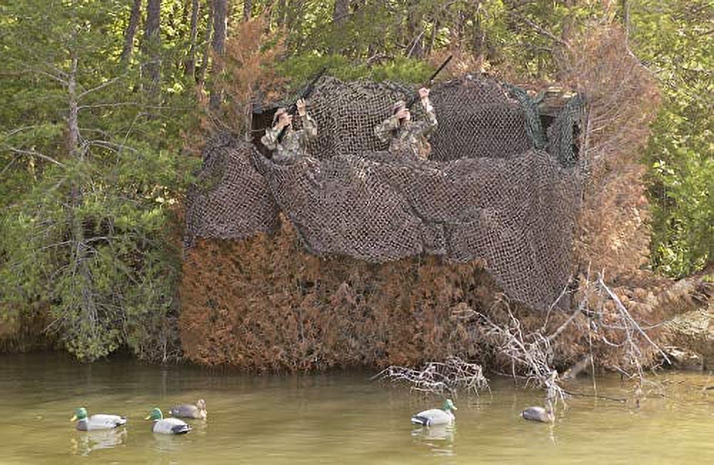 Camo Unlimited Hunting WM06 Green/Brown Camo Pattern Basic Netting