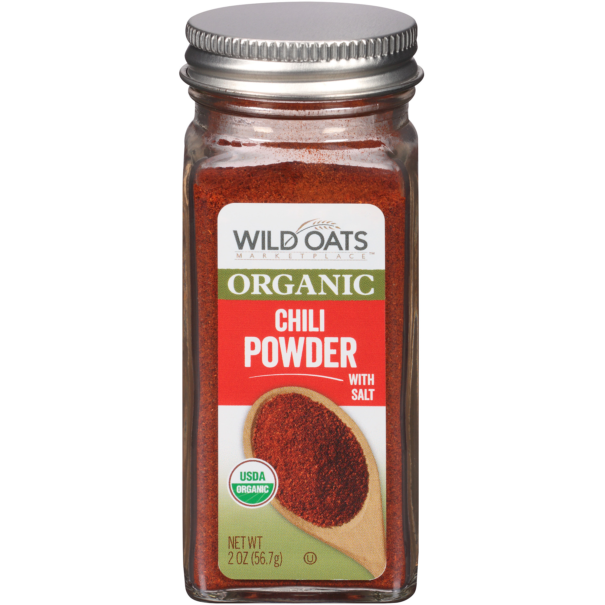 Wild Oats Marketplace Organic Chili Powder with Salt, 2 oz