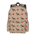 thumbnail image 2 of Goofa German Shepherd Dog Pattern Backpack for Students – Large Capacity, Lightweight with Adjustable Shoulder Straps, Perfect for School, Travel, 2 of 7