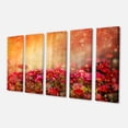 thumbnail image 2 of Spring Little Flowers at Sunset - Large Floral Canvas Artwork, 2 of 3