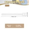 thumbnail image 2 of 6 Inch Reusable Cable Ties, 210 Pcs Adjustable Hook and Loop Fastening Cord Organizer White, 2 of 7