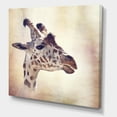 thumbnail image 3 of Designart ' Close Up Portrait of A Giraffe VII ' Farmhouse Canvas Wall Art Print, 3 of 4