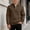 F-886Coffee, variant on ZHOGXU Big Kids Boys Sweatshirt Long Sleeve Half Zipper Color Block Fashion Soft Comfortable Pullover For Casual Daily Wear Beige 4-5 Years