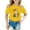 Yellow, variant on PMVFHDE Shirt Kids Kids Girls Cute Graphic Print Round Neck Short Sleeve Tee Summer Casual T Shirt Blue,9-10 Years