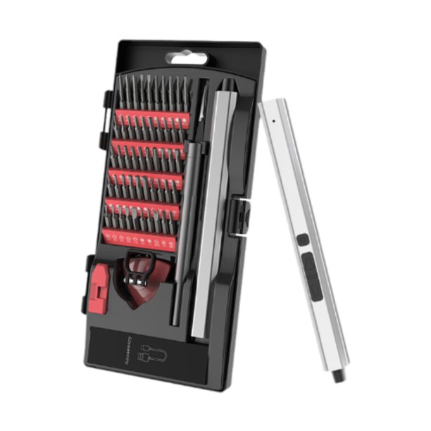 Mini destornillador eléctrico cámara Smartphone tienda electrónica conjunto de herramientas de reparación Rojo