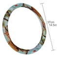 thumbnail image 4 of Coconut Tree 14.5 Inch Printing PVC Leather Car Wheel Cover Steering Wheel Cover Auto Accessories, 4 of 6