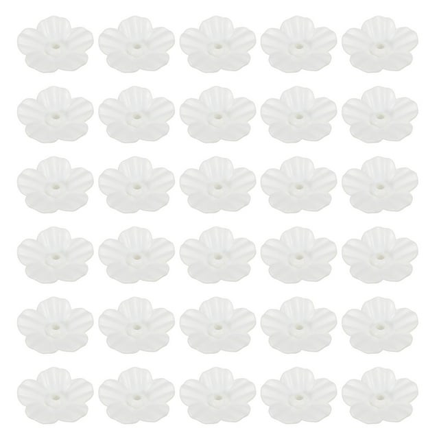 Flores de Reemplazo para Alimentador de Colibrí Puertos de Alimentación Alimentadores para Exteriores Blanco Paquete de 30