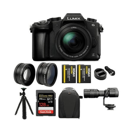 UPC: 0646791413713 | Panasonic LUMIX G85 4K Mirrorless Camera with 12-60mm Lens and Microphone Bundle