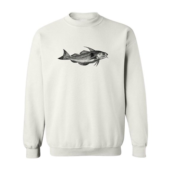 Haddock Fish Sweatshirt Men -Image by Shutterstock, Male 3X-Large