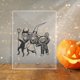 thumbnail image 5 of Imagen duradera para escritorio, temática de Halloween espeluznante y elegante, decoración de mesa acrílica impermeable para Halloween, 5 of 5