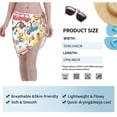 thumbnail image 4 of Wukai Transports with Animals Women’s Short Sarongs Beach Wrap Bikini Bottom Short Skirt Chiffon Scarf for Swimwear, 4 of 4