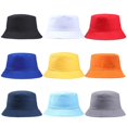 thumbnail image 4 of Unisex Cotton Fisherman Hat Solid Color Beach Outdoor Sunshade Hip Hop Basin Cap, 4 of 5