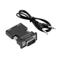 thumbnail image 1 of HDMI-Compatible con el convertidor de salida de video adaptador VGA con 3,5 mm Audio Jack Mini PC Laptop DVD Cámara DVD Reproductor multimedia Suministros negros en caso de sweethay EL005765-01, 1 of 6