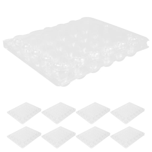HEMOTON  25 Pcs Airtight Meal Prep Container Quail Egg Box
