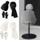 thumbnail image 2 of Elastic Breathable Hat Suit Durability Knitted Craftsmanship Hat Lovely Fashion for Versatiles Fashion and Warmth pinka, 2 of 4