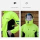 thumbnail image 5 of Conjunto de pantalones y chubasquero para ciclismo para mujer y hombre, impermeable, ligero, reflectante, para motocicleta, cortavientos, chaqueta, pantalones con máscara, gorra y bolsillo, 5 of 7