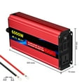thumbnail image 2 of 1600W/2200W/3000W/4000W Pure Sine Wave Inverter DC to AC 50hz Power Inverter Charger Converter Adapter Socket ,Easy to Use, 2 of 4