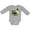 AC-Heather Grey, variant on Inktastic Halloween Trick Rawr Treat with Dinosaur Boys or Girls Long Sleeve Baby Bodysuit