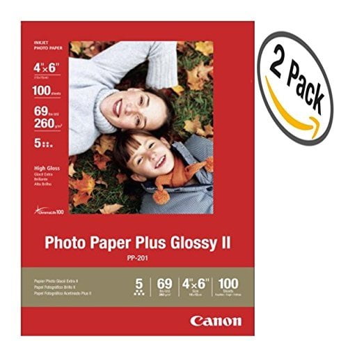 5x Canon Photo Paper Plus Glossy II PP-201 8.5 x 11 100 Sheets Total