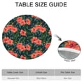thumbnail image 6 of Pioneer Flower Floral Print Pattern Round Fitted Tablecloth with Elastic Edge,Dining Table Cover Waterproof,Outdoor Round Tablecloth for Camping,Dining,Indoor and Outdoor, 6 of 7