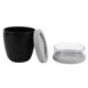 thumbnail image 2 of Contenedor de almuerzo portátil, taza, tarro de comida, tazón de preservación de viaje, taza de preservación para Picnic, color negro, 2 of 14