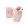 thumbnail image 3 of Infant Unisex Warm Fur Lining Soft Boots Baby Winter Ankle Non-Slip Rubber Texture Sole Toddler Winter Snow Crib Shoes, 3 of 5