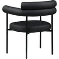 thumbnail image 6 of Meridian Furniture Blake Black Vegan Leather Dining Chair (Set of 2), 6 of 9