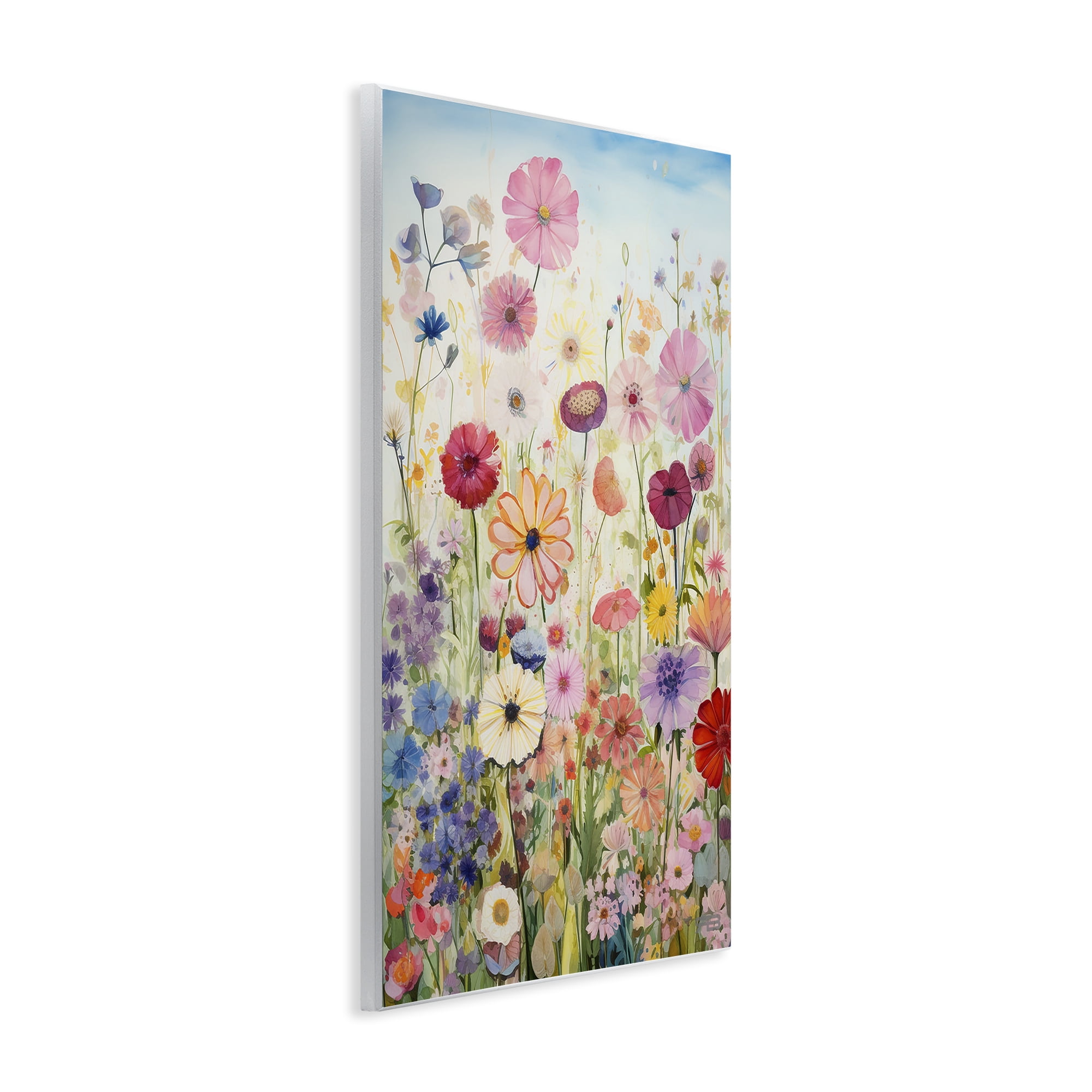 Stupell Industries Full Floral Garden Botanical & Floral Painting Unframed Art Print Wall Art, 13 x 19