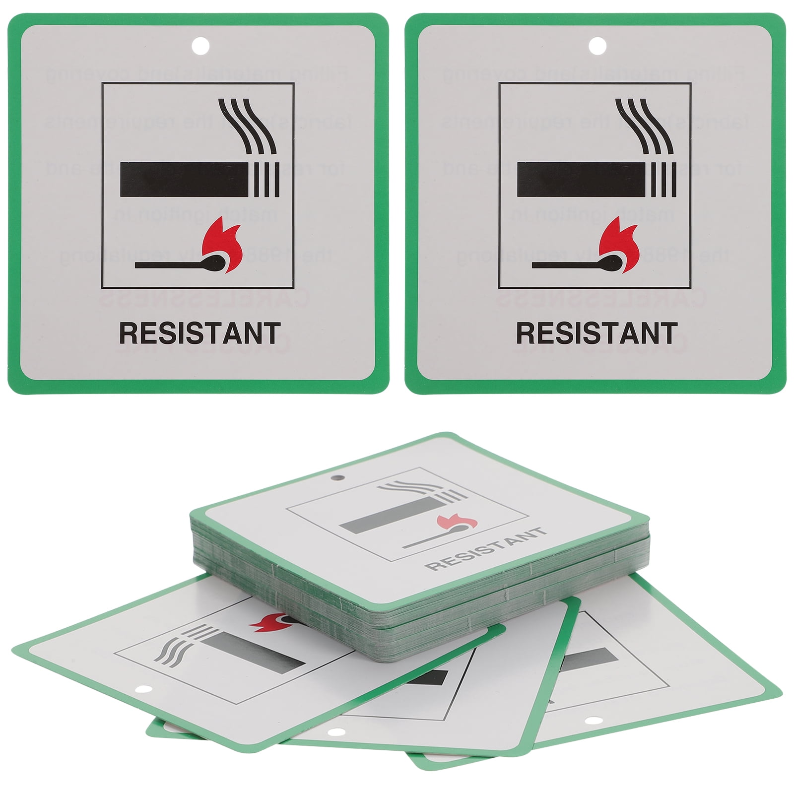 Rosarivae 50pcs Furniture Fire Safety Labels Fire Safety Warning Labels